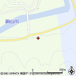 愛媛県四国中央市富郷町寒川山52周辺の地図