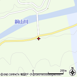 愛媛県四国中央市富郷町寒川山54周辺の地図