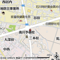徳島県阿南市才見町三本松51-1周辺の地図