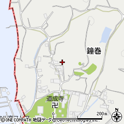 和歌山県日高郡日高川町鐘巻1453周辺の地図