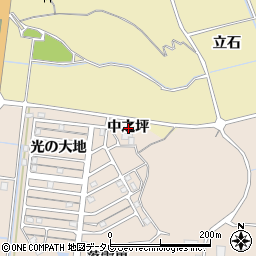 徳島県阿南市才見町中之坪周辺の地図