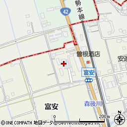和歌山県御坊市湯川町富安1741周辺の地図