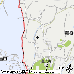 和歌山県日高郡日高川町鐘巻1487周辺の地図