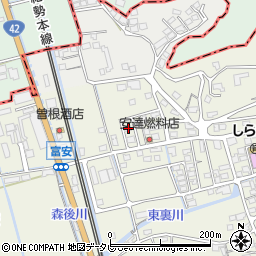 和歌山県御坊市湯川町富安1721周辺の地図