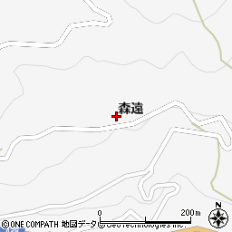 徳島県美馬市木屋平森遠137周辺の地図