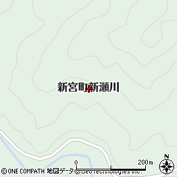 愛媛県四国中央市新宮町新瀬川周辺の地図