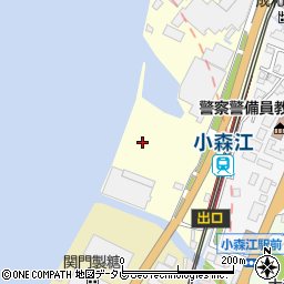 関門鉄道トンネル周辺の地図