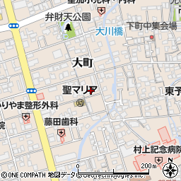 伊予銀行加茂川寮周辺の地図