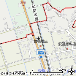 和歌山県御坊市湯川町富安1728周辺の地図