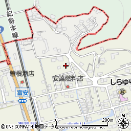 和歌山県御坊市湯川町富安1715周辺の地図