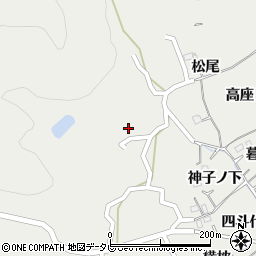 徳島県阿南市長生町善入周辺の地図