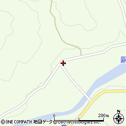 愛媛県四国中央市富郷町寒川山192周辺の地図