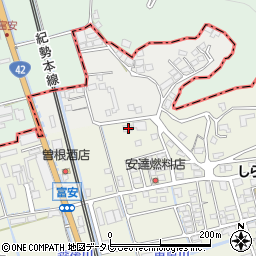 和歌山県御坊市湯川町富安1719周辺の地図