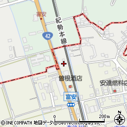 和歌山県御坊市荊木126周辺の地図