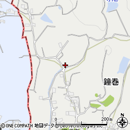 和歌山県日高郡日高川町鐘巻1932周辺の地図