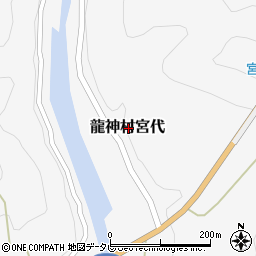 和歌山県田辺市龍神村宮代周辺の地図