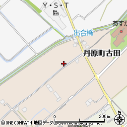 愛媛県西条市丹原町古田265周辺の地図