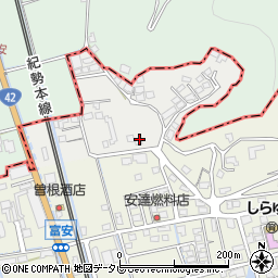 和歌山県御坊市荊木158-3周辺の地図