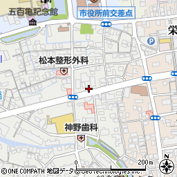 愛媛県西条市神拝甲536-4周辺の地図