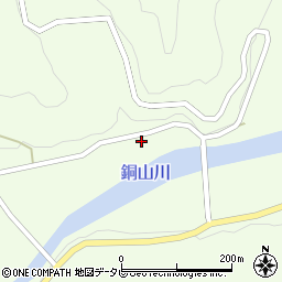 愛媛県四国中央市富郷町寒川山133周辺の地図