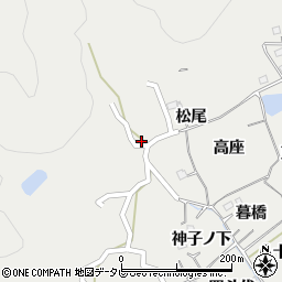 徳島県阿南市長生町善入谷周辺の地図