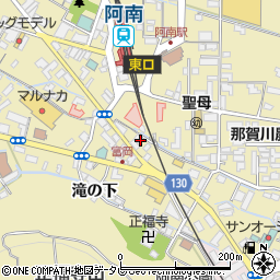 徳島県阿南市富岡町（南向）周辺の地図