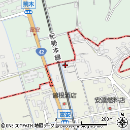 和歌山県御坊市荊木130-5周辺の地図