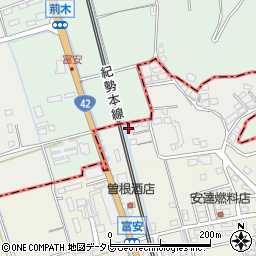 和歌山県御坊市荊木130-7周辺の地図