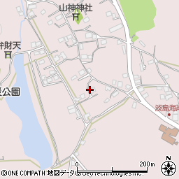 徳島県阿南市畭町亀崎周辺の地図