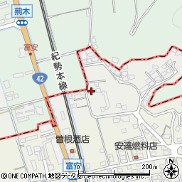 和歌山県御坊市荊木149-1周辺の地図