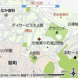 福岡県北九州市若松区東小石町4周辺の地図