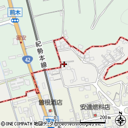 和歌山県御坊市荊木148-5周辺の地図