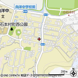 〒808-0001 福岡県北九州市若松区小石本村町の地図