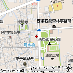 株式会社車楽　西条店周辺の地図