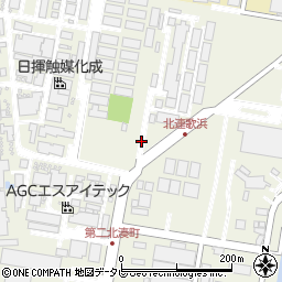 旭ファイバーグラス株式会社　九州工場事務所周辺の地図
