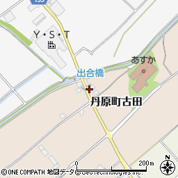 愛媛県西条市丹原町古田甲-176周辺の地図