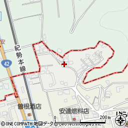 和歌山県御坊市荊木179-2周辺の地図