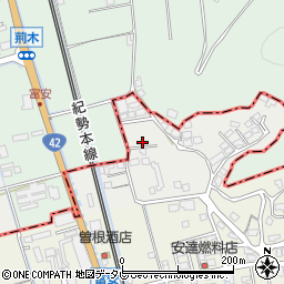 和歌山県御坊市荊木147-9周辺の地図