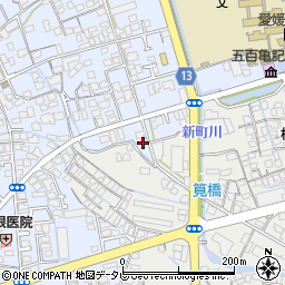 愛媛県西条市明屋敷248-2周辺の地図