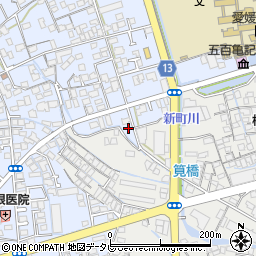 愛媛県西条市明屋敷248-2周辺の地図