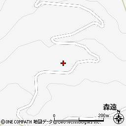 徳島県美馬市木屋平森遠406周辺の地図