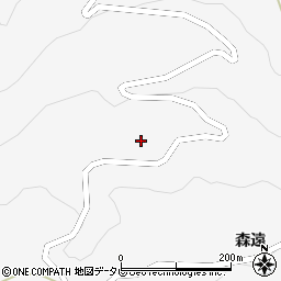 徳島県美馬市木屋平森遠407周辺の地図