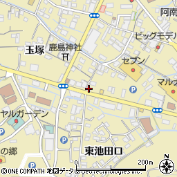 有限会社はんの島田印房阿南店周辺の地図