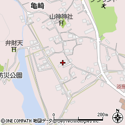 徳島県阿南市畭町亀崎24周辺の地図