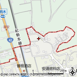 和歌山県御坊市荊木147-5周辺の地図