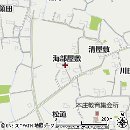 徳島県阿南市長生町海部屋敷13周辺の地図
