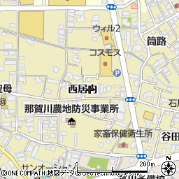 徳島県阿南市日開野町西居内445周辺の地図