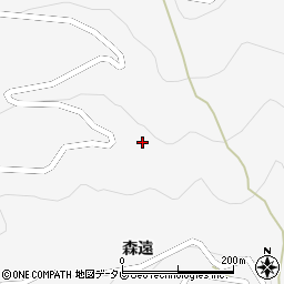 徳島県美馬市木屋平森遠123周辺の地図