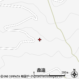 徳島県美馬市木屋平森遠126周辺の地図