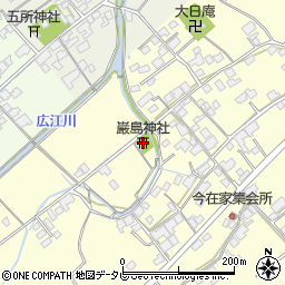 巌島神社周辺の地図